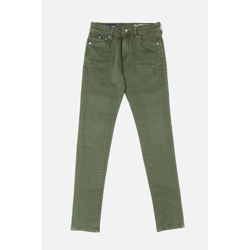 Gas Grüne Baumwoll-Jeans aus Denim