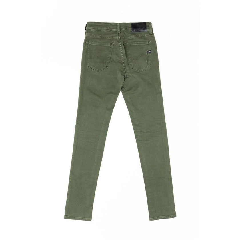 Gas Grüne Baumwoll-Jeans aus Denim