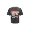 Represent Graues Baumwoll-T-Shirt