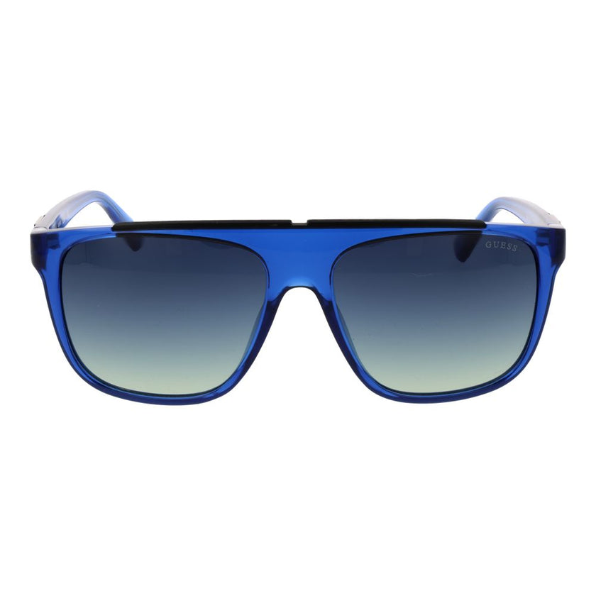 Guess Blaue Sonnenbrille aus Edelstahl