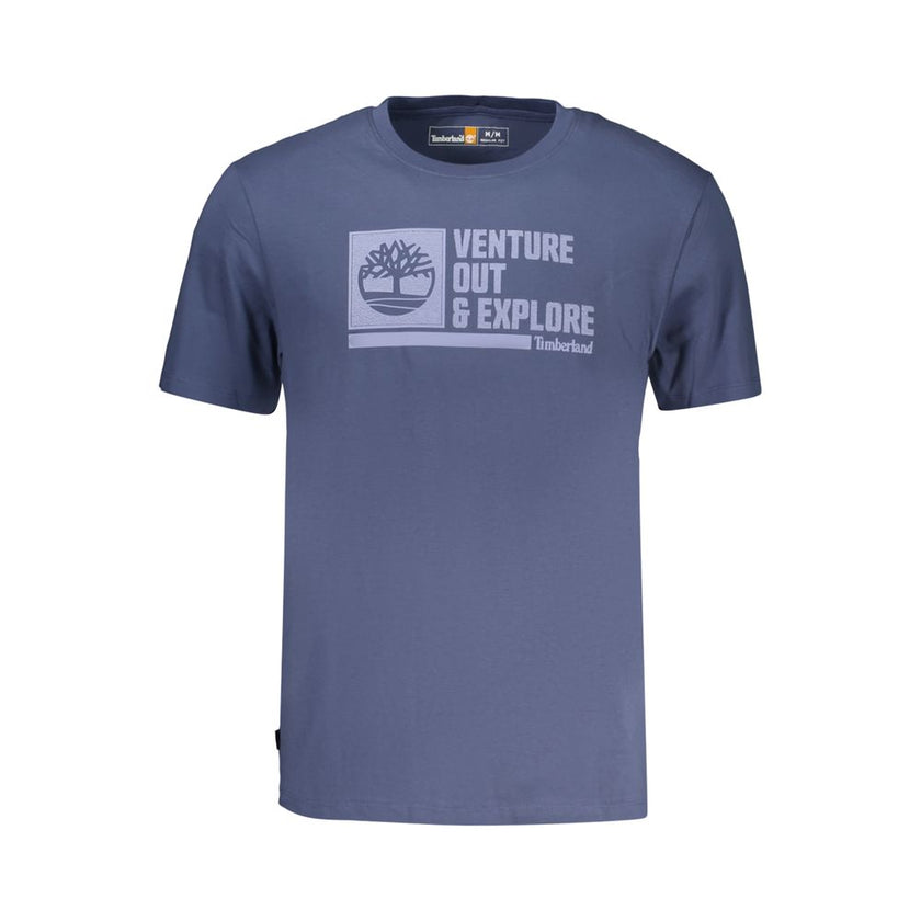Timberland Blaues Baumwoll-T-Shirt für Herren