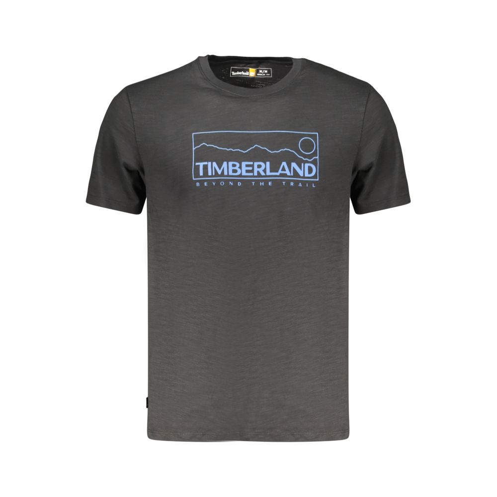 Timberland Men's Black Cotton T-Shirt