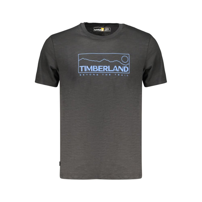 Timberland Schwarzes Baumwoll-T-Shirt für Herren