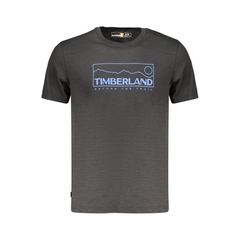 Timberland Schwarzes Baumwoll-T-Shirt für Herren