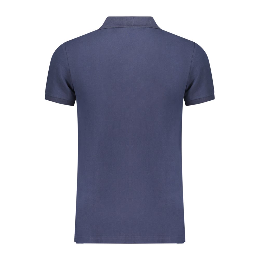 Ellesse Men's Blue Cotton Polo Shirt
