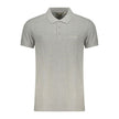 Ellesse Grigio Baumwoll-Herrenpoloshirt