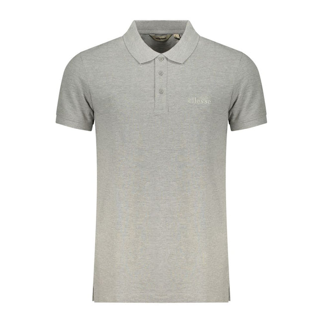 Ellesse Grigio Baumwoll-Herrenpoloshirt