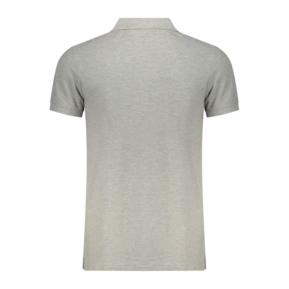 Ellesse Grey Cotton Men's Polo Shirt