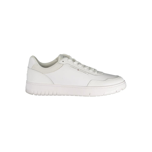 Tommy Hilfiger Weißer Herren-Sneaker aus Polyurethan