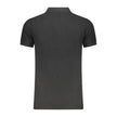 Ellesse Schwarzes Herren-Poloshirt aus Baumwolle