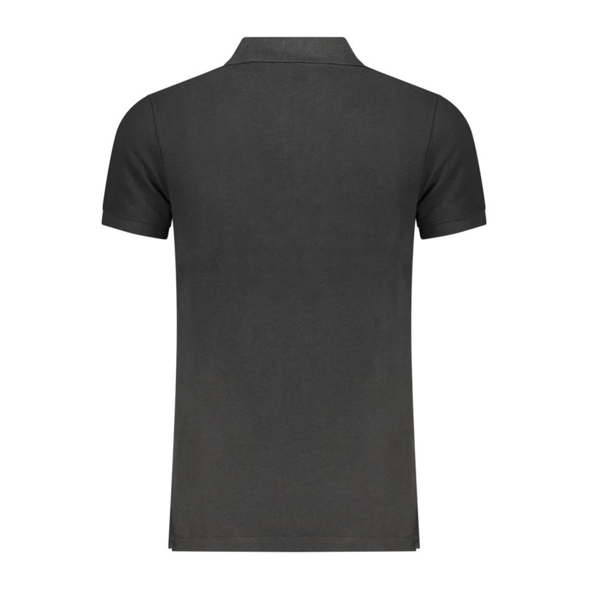 Ellesse Schwarzes Herren-Poloshirt aus Baumwolle