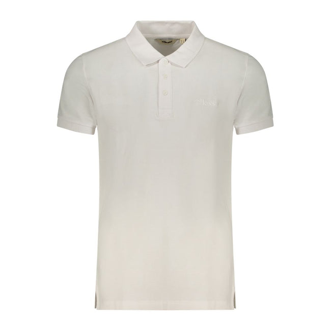 Ellesse Bianco Baumwoll-Herrenpoloshirt