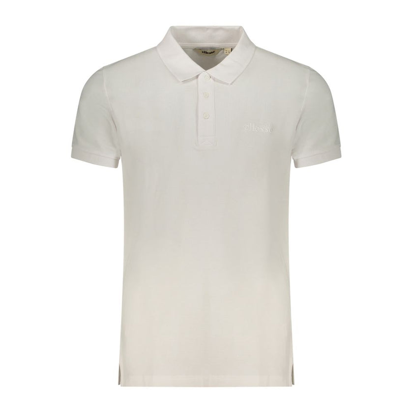 Ellesse Bianco Baumwoll-Herrenpoloshirt
