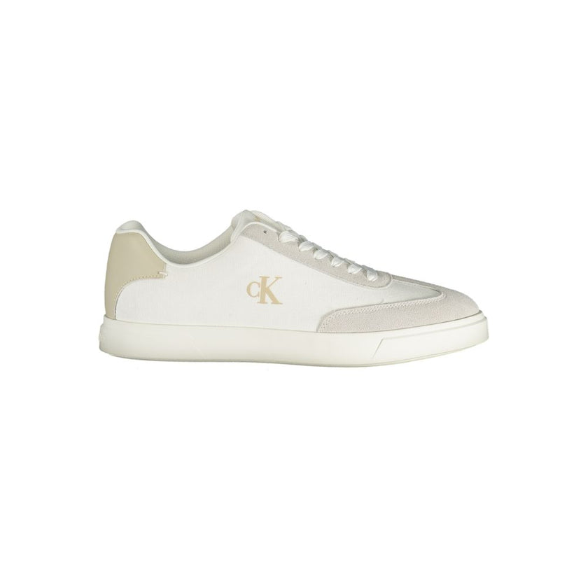 Calvin Klein Weißer Herren-Sneaker aus Polyurethan