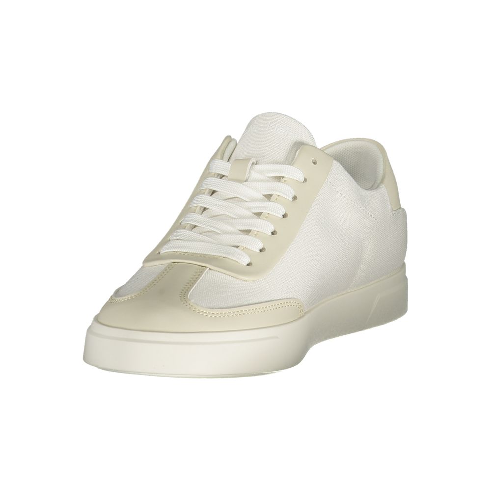 Calvin Klein Weiße Sneaker aus Polyester für sportliche Anlässe
