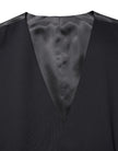 Dolce & Gabbana Schwarze Wollweste mit schmaler Passform
