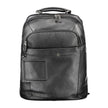 Piquadro Schwarzer Leder-Rucksack für Herren