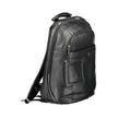 Piquadro Schwarzer Leder-Rucksack für Herren