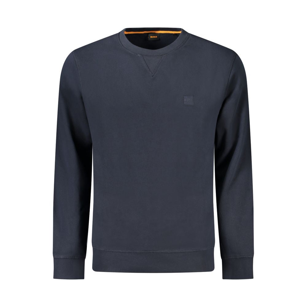 Hugo Boss Blue Cotton Sweatshirt for Men