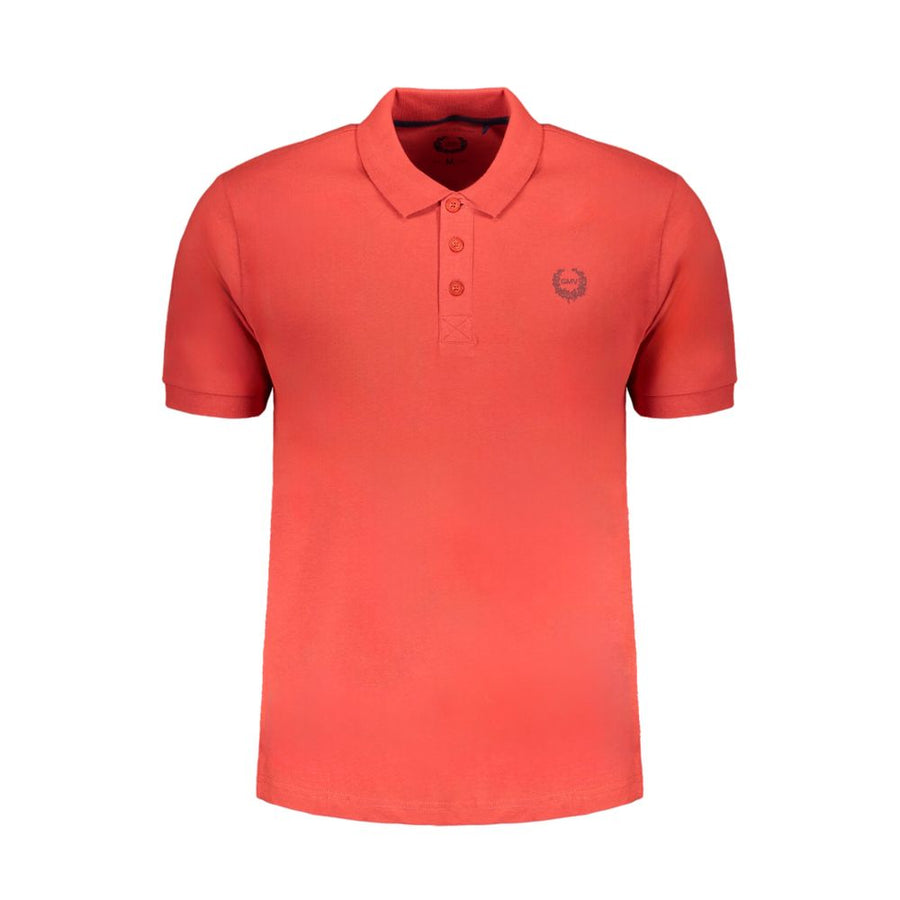 Gianmarco Venturi Men's Red Cotton Polo Shirt