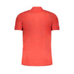 Gianmarco Venturi Rotes Herren-Poloshirt aus Baumwolle