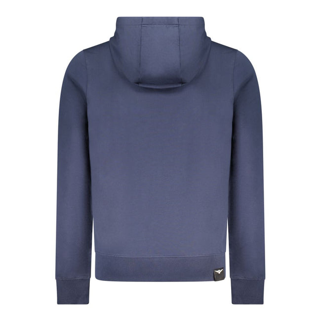 Accademia Militare Blauer Baumwoll-Kapuzenpullover für Herren
