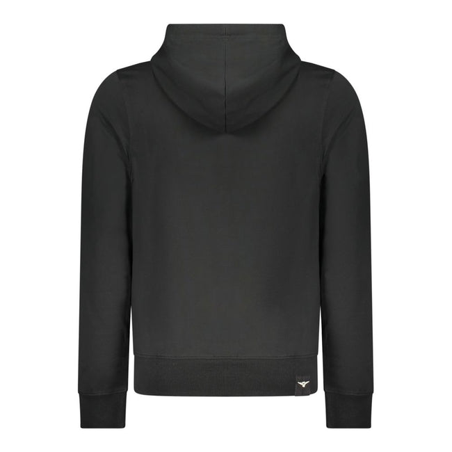 Accademia Militare Schwarzer Herren-Hoodie aus Baumwolle
