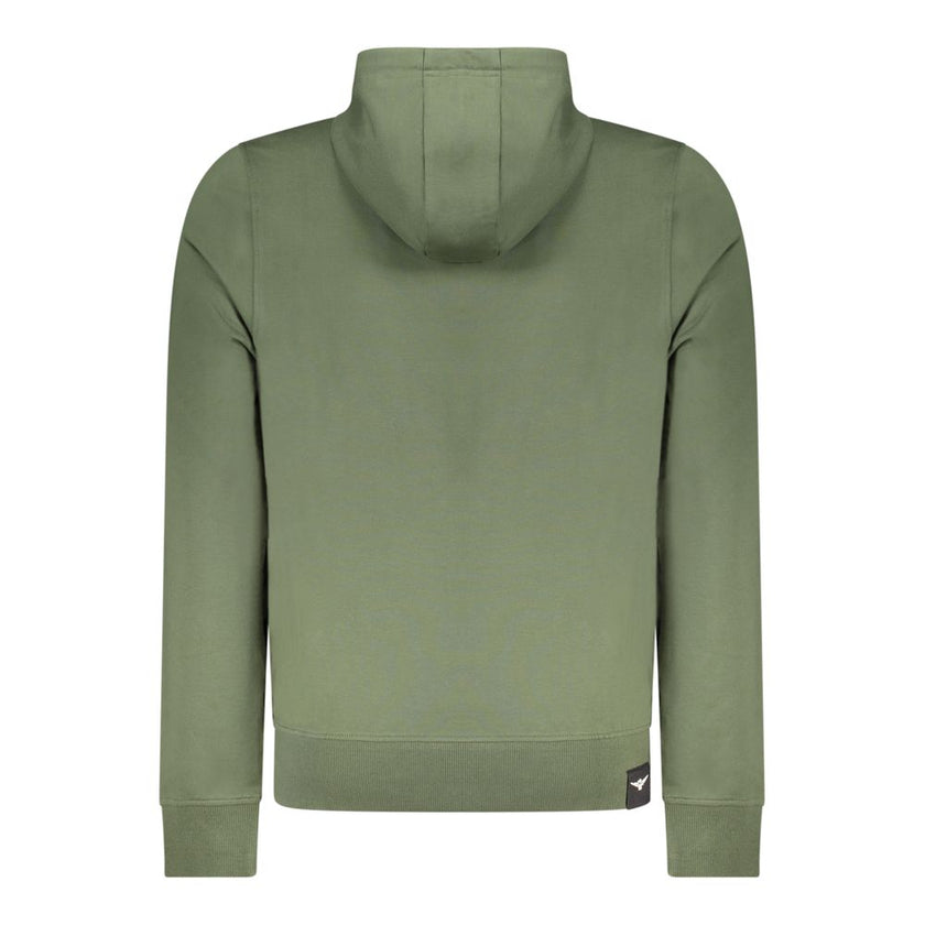 Accademia Militare Verde Baumwoll-Kapuzenpullover für Herren