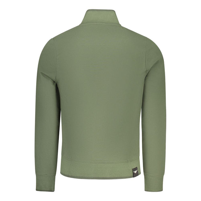Accademia Militare Verde Baumwoll-Sweatshirt für Herren