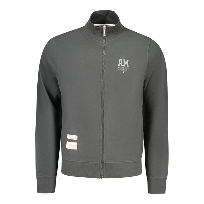 Accademia Militare Schwarzer Baumwoll-Herren-Sweatshirt