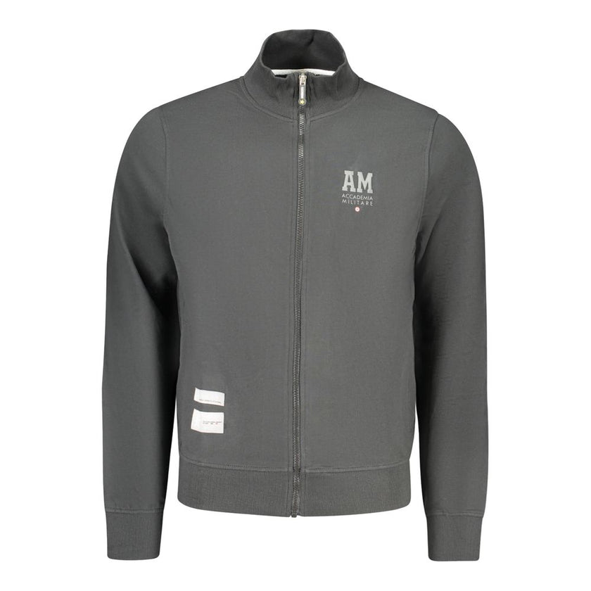 Accademia Militare Schwarzer Baumwoll-Herren-Sweatshirt