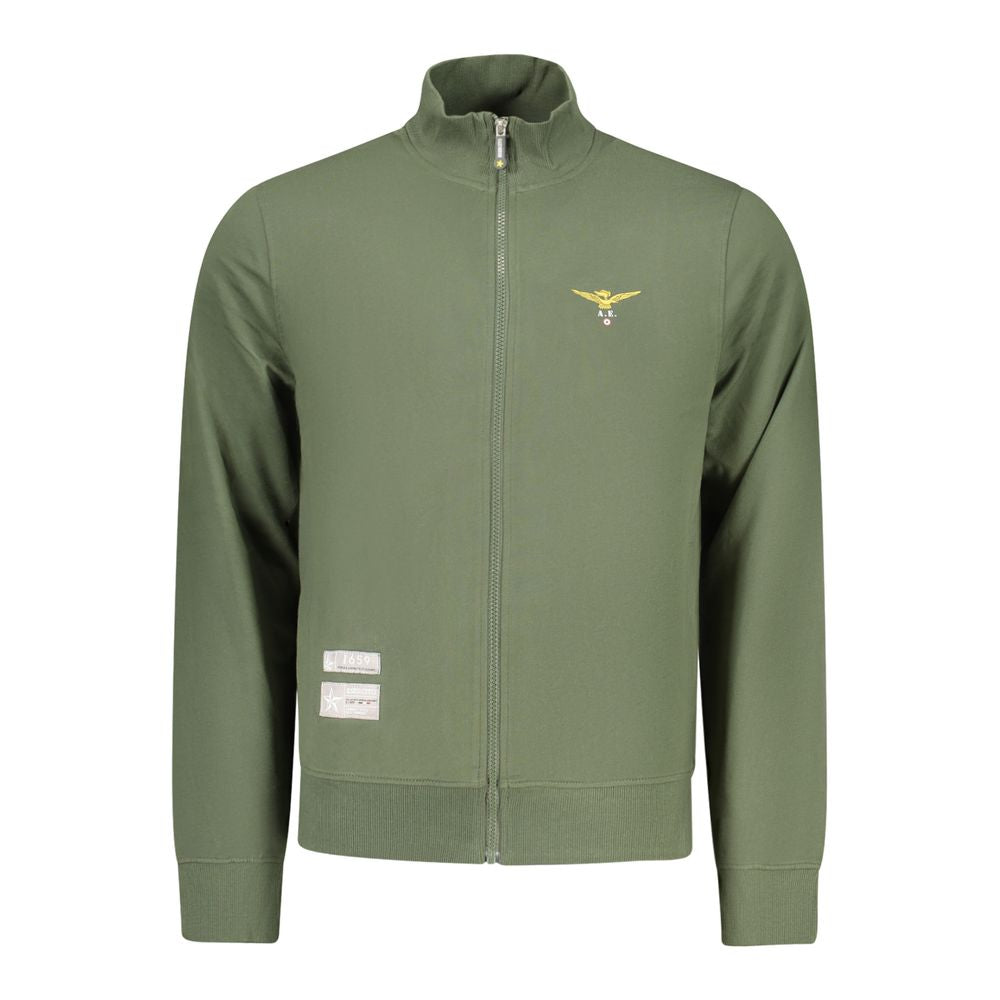 Accademia Militare Verde Baumwoll-Sweatshirt für Herren