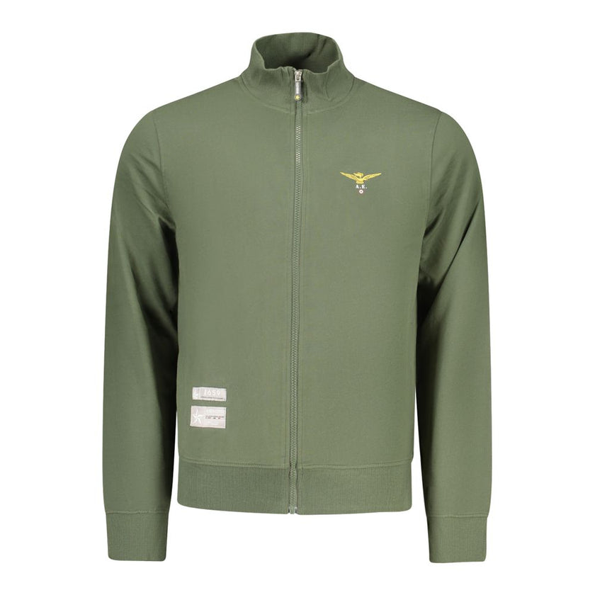 Accademia Militare Verde Baumwoll-Sweatshirt für Herren
