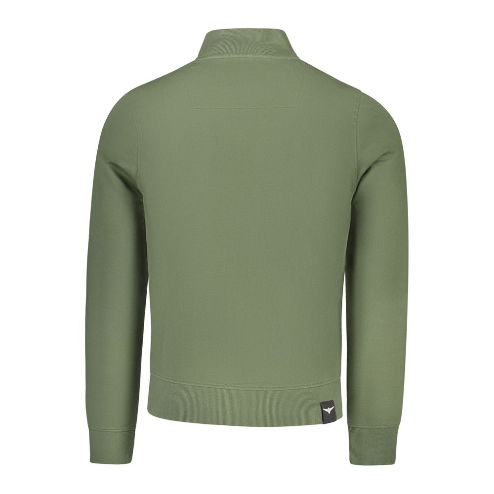 Accademia Militare Verde Baumwoll-Sweatshirt für Herren