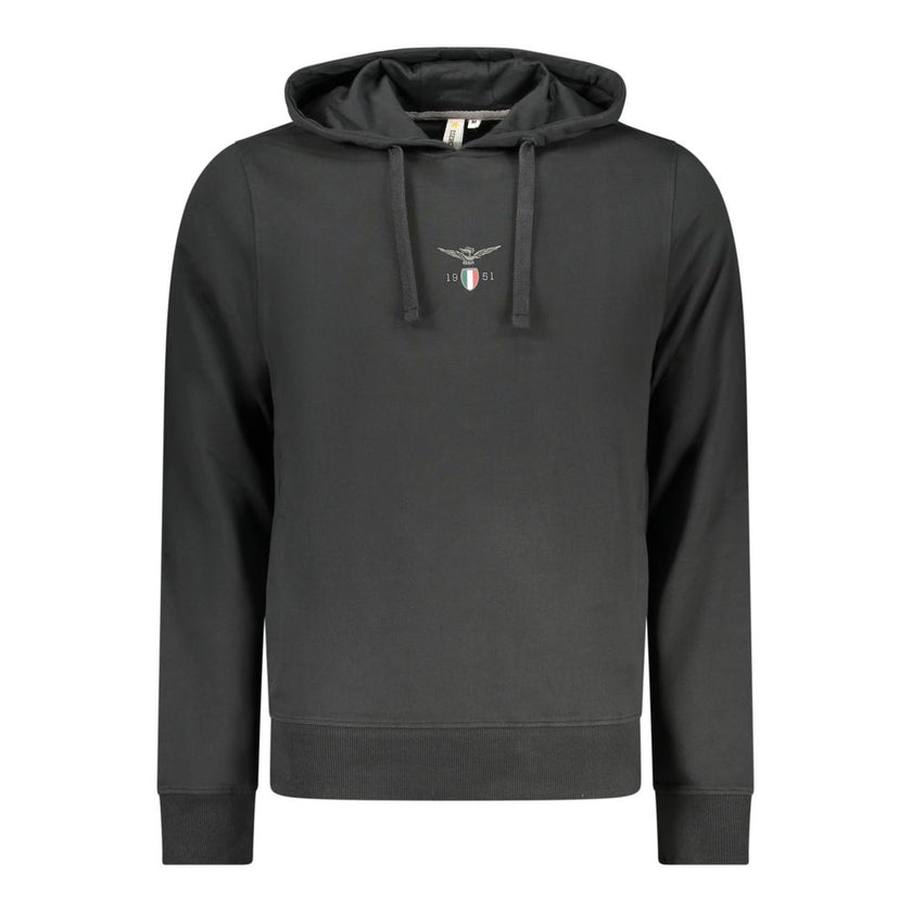 Accademia Militare Blauer Baumwoll-Kapuzenpullover für Herren