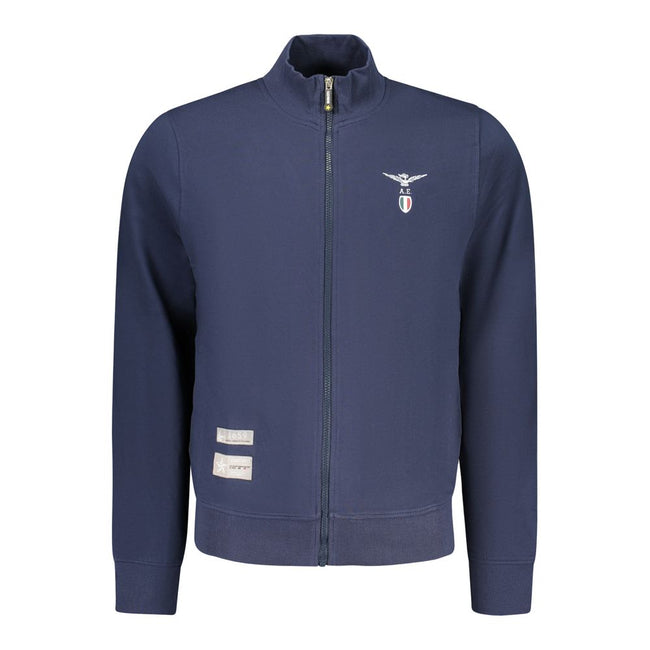 Accademia Militare Blaues Baumwoll-Sweatshirt für Herren