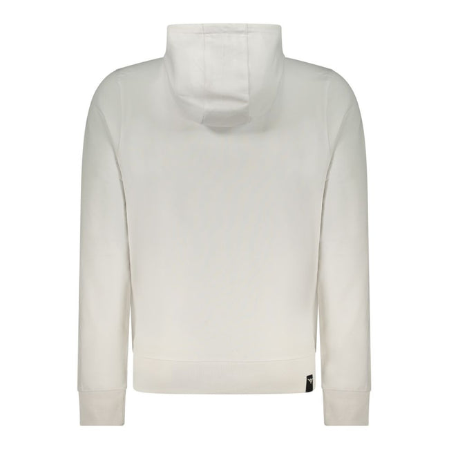 Accademia Militare Weißes Herren-Sweatshirt aus Baumwolle