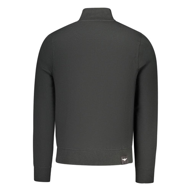 Accademia Militare Schwarzer Baumwoll-Herren-Sweatshirt