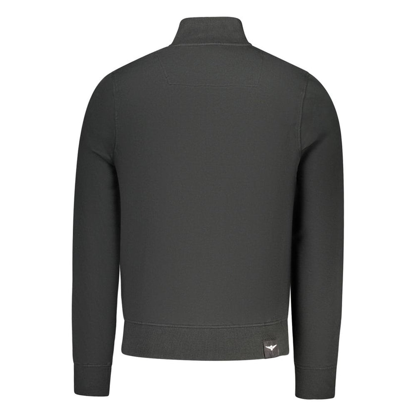 Accademia Militare Schwarzer Baumwoll-Herren-Sweatshirt