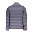 U.S. Grand Polo Blaue Polyester-Jacke in voller Länge