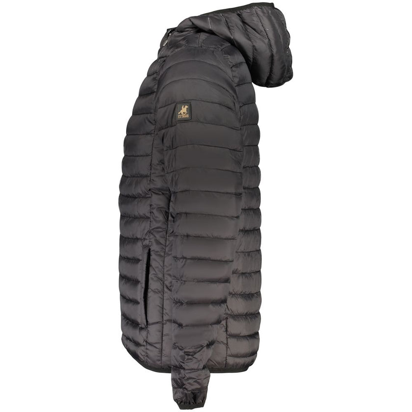 U.S. Grand Polo Schwarze Herrenjacke aus Polyester