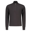 U.S. Grand Polo Schwarzer Herrenpullover aus Baumwolle