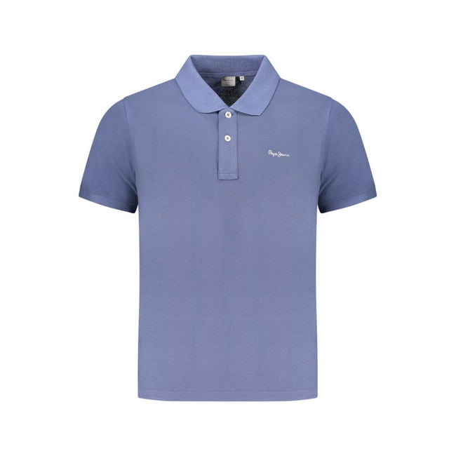 Pepe Jeans Blaues Bio-Baumwoll-Poloshirt für Herren
