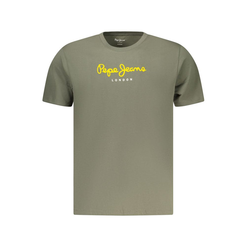Pepe Jeans Verde Baumwoll-T-Shirt für Herren