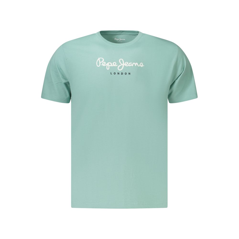 Pepe Jeans Azzurro Baumwoll-T-Shirt für Herren