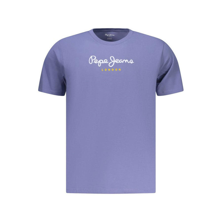 Men's Pepe Jeans Blue Cotton T-Shirt