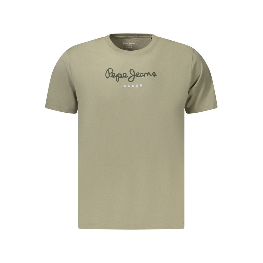 Pepe Jeans Verde Baumwoll-T-Shirt für Herren