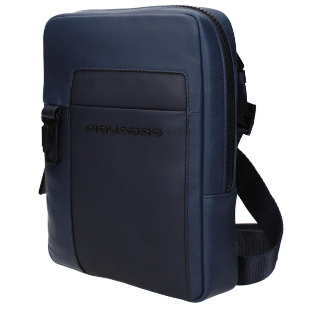 Piquadro Blaue Leder Umhängetasche