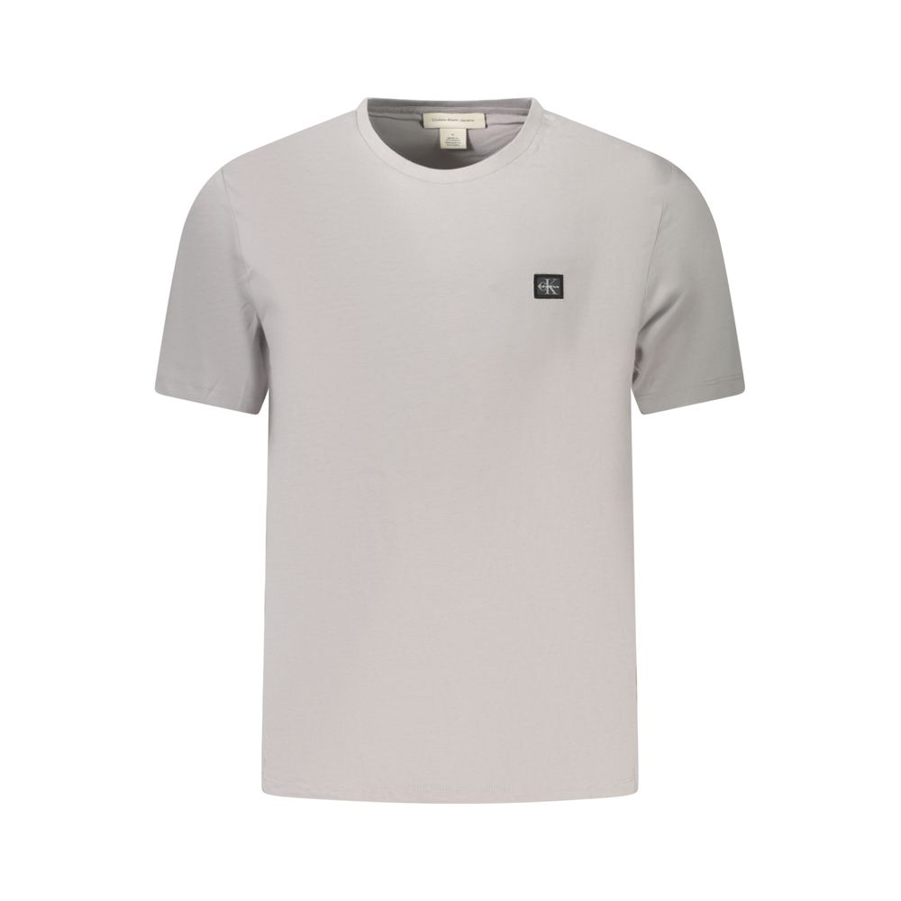Calvin Klein Men's Grey Cotton T-Shirt