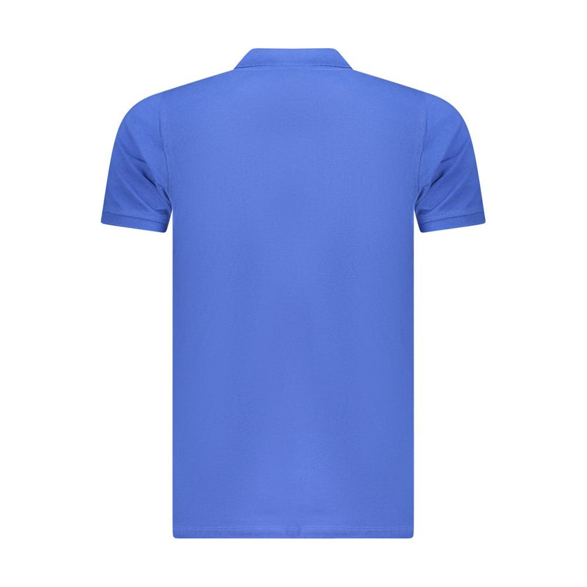 Norway 1963 Blaues Baumwoll-Poloshirt für Herren